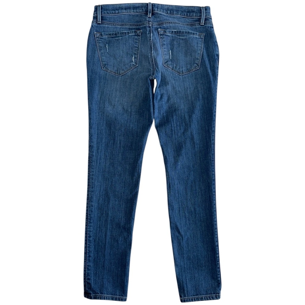 Ann Taylor Loft Women’s Dark Wash Denim Relaxed Fit Skinny Jean Size 26/2 - Picture 6 of 12